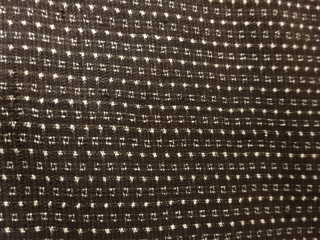 JAPANESE KIMONO / ANTIQUE MENS KIMONO / SILK / DORO OSHIMA TSUMUGI